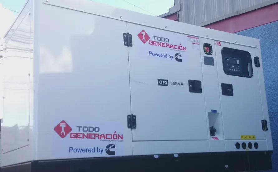 Grupo generador diésel insonorizado TodoGeneración con motor Cummins